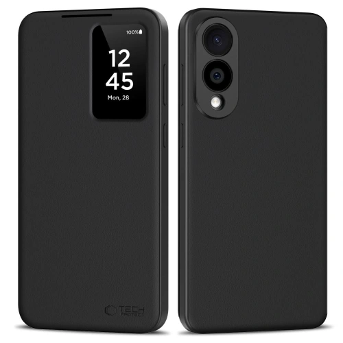 Etui z klapką Tech-Protect Smart Wallet Samsung Galaxy S25 Edge Matte Black