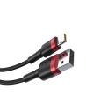 Hurtownia GSM - Kabel USB / USB Typ C - Lightning Baseus Cafule PD 18W 2,4A 480 Mbps 1,2m (czarno-czerwony) - BSU1503BLKRED - {ean13} - Hurt