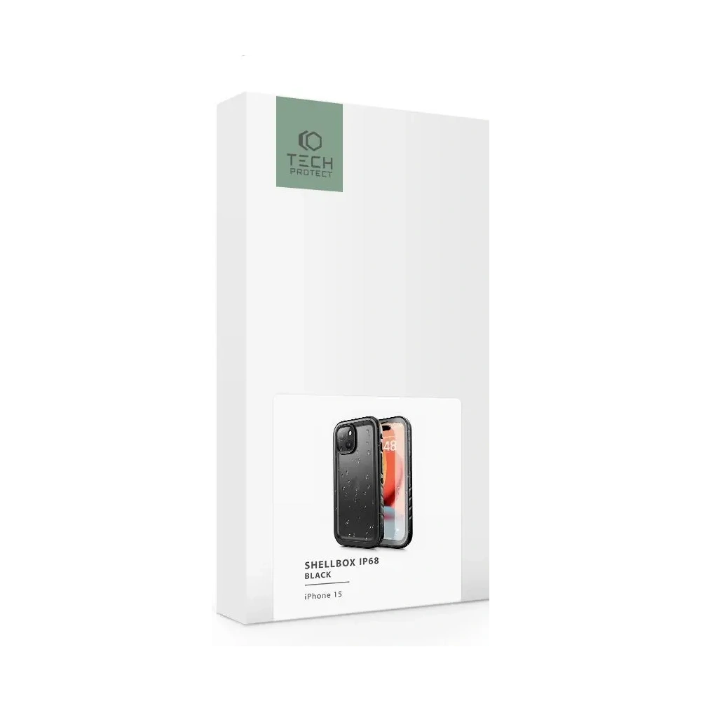 Wholesale Tech-Protect Shellbox IP68 Apple iPhone 15 Black - THP4129 - {ean13} - Hurt