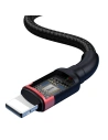 Hurtownia GSM - Kabel USB / USB Typ C - Lightning Baseus Cafule PD 18W 2,4A 480 Mbps 1,2m (czarno-czerwony) - BSU1503BLKRED - {ean13} - Hurt