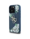 Wholesale Guess Grained Roses Big 4G logo Apple iPhone 16 Pro Max blue - GUE4535 - {ean13} - Hurt