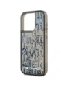 Wholesale Karl Lagerfeld Liquide Glitter Monogram Gradient Apple iPhone 15 Pro black - KLD22021 - {ean13} - Hurt