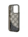 Wholesale Karl Lagerfeld Liquide Glitter Monogram Gradient Apple iPhone 15 Pro Max black - KLD22022 - {ean13} - Hurt
