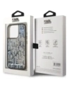 Wholesale Karl Lagerfeld Liquide Glitter Monogram Gradient Apple iPhone 15 Pro Max black - KLD22022 - {ean13} - Hurt