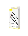 Hurtownia GSM - Kabel USB / USB Typ C - Lightning Baseus Cafule PD 18W 2,4A 480 Mbps 1,2m (czarno-czerwony) - BSU1503BLKRED - {ean13} - Hurt