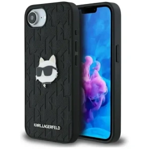 Wholesale Karl Lagerfeld Monogram Choupette Head Pin Apple iPhone 16e black - KLD22023 - {ean13} - Hurt