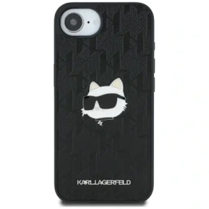Wholesale Karl Lagerfeld Monogram Choupette Head Pin Apple iPhone 16e black - KLD22023 - {ean13} - Hurt