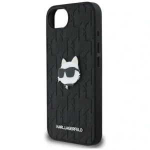 Wholesale Karl Lagerfeld Monogram Choupette Head Pin Apple iPhone 16e black - KLD22023 - {ean13} - Hurt