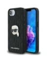 Wholesale Karl Lagerfeld Monogram Karl Head Pin Apple iPhone 16e black - KLD22024 - {ean13} - Hurt