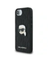 Wholesale Karl Lagerfeld Monogram Karl Head Pin Apple iPhone 16e black - KLD22024 - {ean13} - Hurt