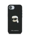 Wholesale Karl Lagerfeld Monogram Karl Head Pin Apple iPhone 16e black - KLD22024 - {ean13} - Hurt