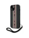 Hurtownia GSM - Karl Lagerfeld Saffiano Athleisure Pásky Kord Apple iPhone 15 černá-červená - KLD22025 - {ean13} - Hurt