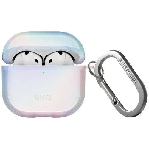 Etui UNIQ Iridescia do Apple AirPods 4 Hang Case holo quartz