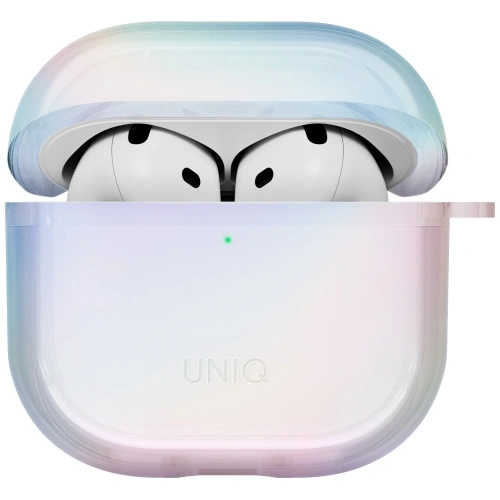 Etui UNIQ Iridescia do Apple AirPods 4 Hang Case holo quartz