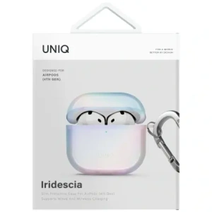 Wholesale UNIQ Iridescia Apple AirPods 4 Hang Case holo quartz - UNIQ1528 - {ean13} - Hurt