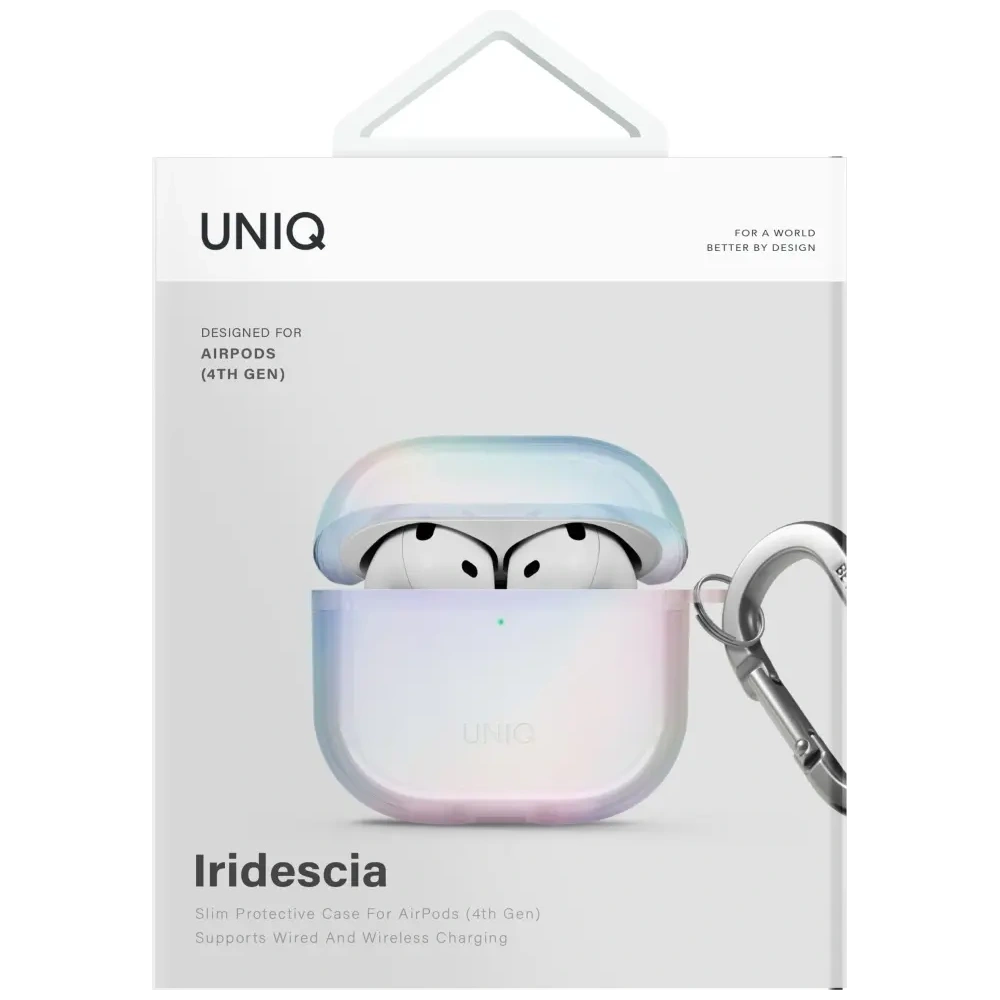Hurtownia GSM - UNIQ Iridescia Apple AirPods 4 Hangetui holo-quarz - UNIQ1528 - {ean13} - Hurt