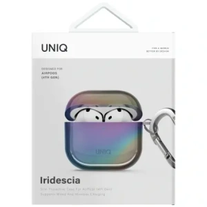 Wholesale UNIQ Iridescia Apple AirPods 4 Hang Case midnight quartz - UNIQ1529 - {ean13} - Hurt