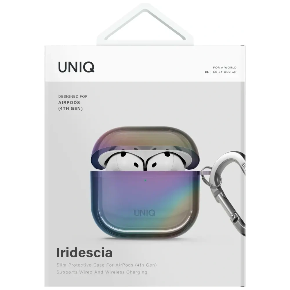 Hurtownia GSM - UNIQ Iridescia Apple AirPods 4 Hordtáska éjféli kvarc - UNIQ1529 - {ean13} - Hurt