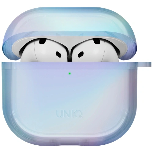Etui UNIQ Iridescia do Apple AirPods 4 Hang Case niebieski