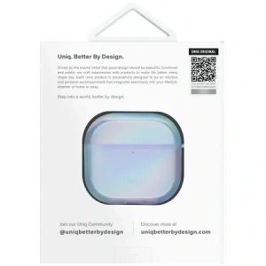 Wholesale UNIQ Iridescia Apple AirPods 4 Hang Case blue - UNIQ1530 - {ean13} - Hurt