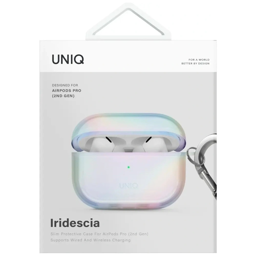 Hurtownia GSM - UNIQ Iridescia Apple AirPods Pro 2 Hängeschale holo Quarz - UNIQ1532 - {ean13} - Hurt