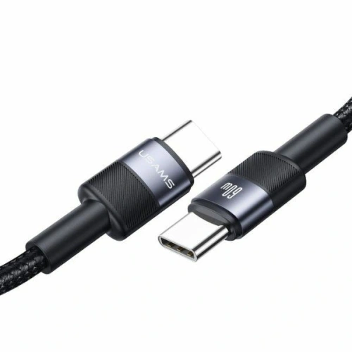 Kabel USAMS USB-C na USB-C set 30szt. 60W 1,2m pleciony SJ724ZJ01 (US-SJ724 )