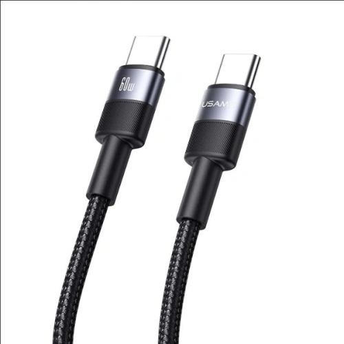 Kabel USAMS USB-C na USB-C set 30szt. 60W 1,2m pleciony SJ724ZJ01 (US-SJ724 )