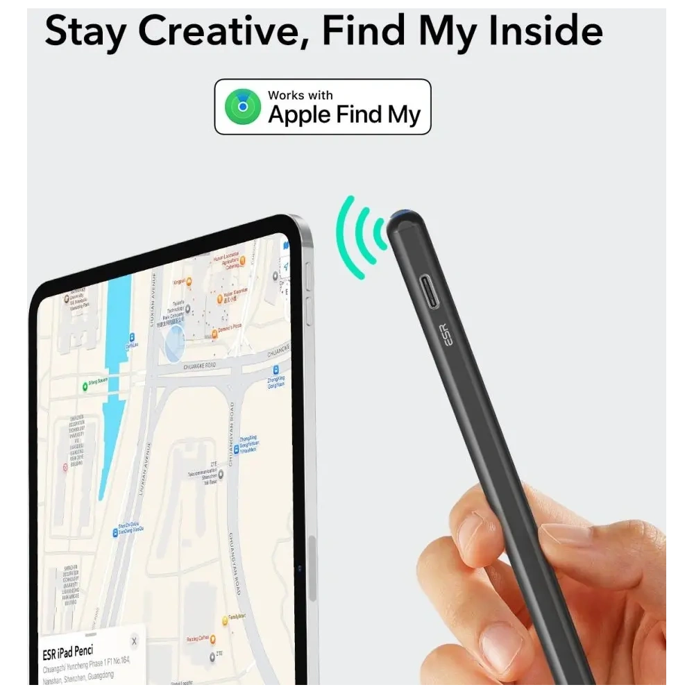 Hurtownia GSM - Stylou digital ESR Geo negru - ESR911 - {ean13} - Hurt