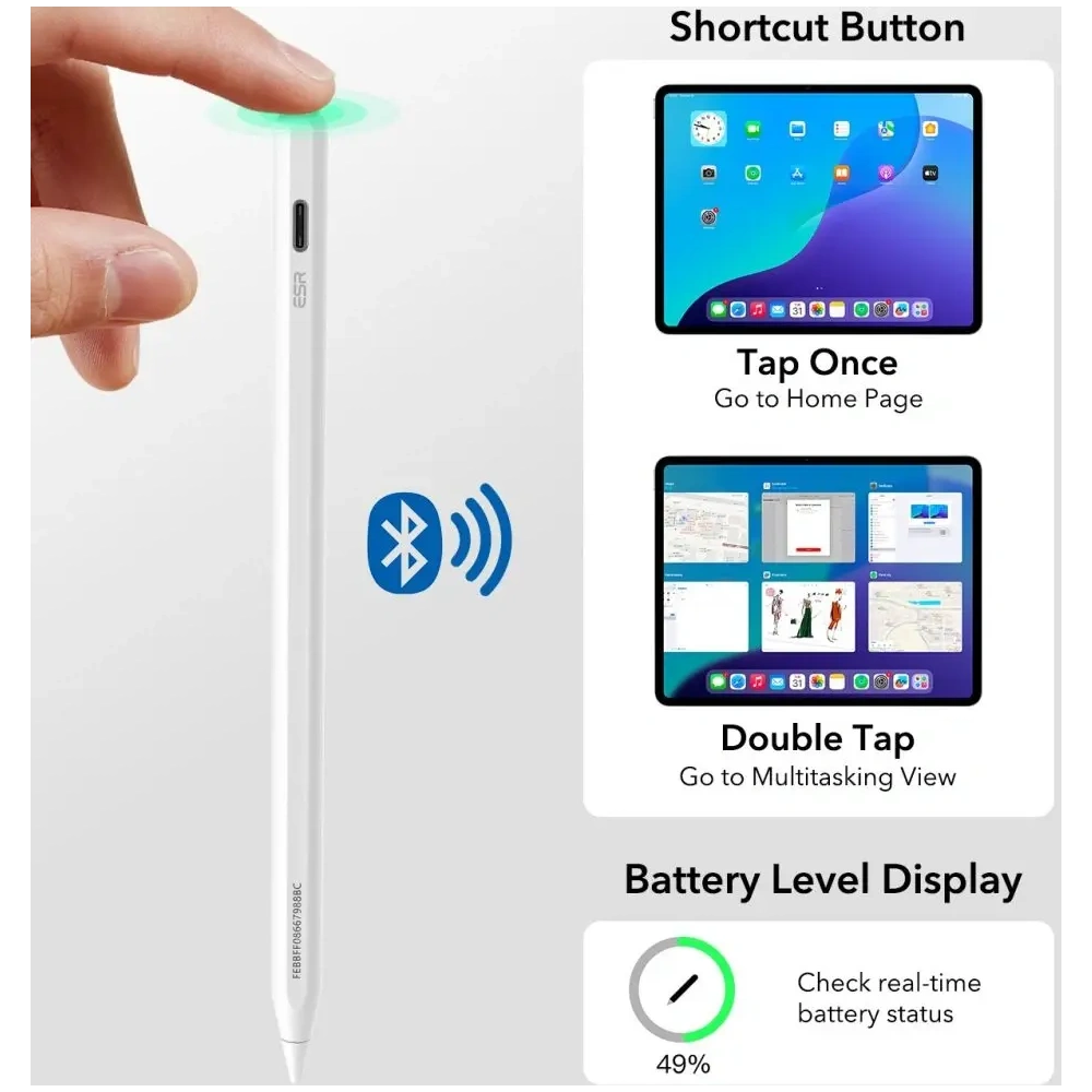 Hurtownia GSM - ESR Geo Digitální Stylus Pero Bílé - ESR912 - {ean13} - Hurt