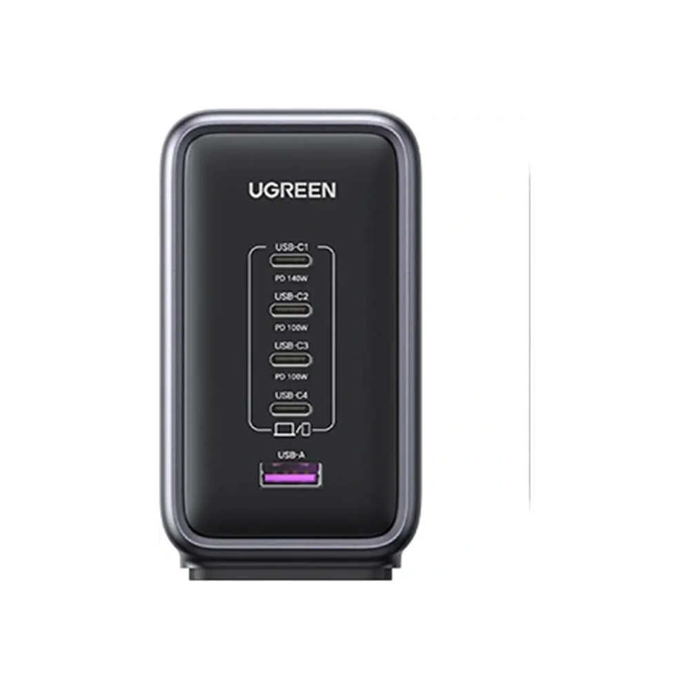 Hurtownia GSM - UGREEN CD333 Nexode Netzadapter, USB-A. 4xUSB-C, GaN, 300W + USB-C Kabel 240W (schwarz) - UGR5627 - {ean13} - Hurt