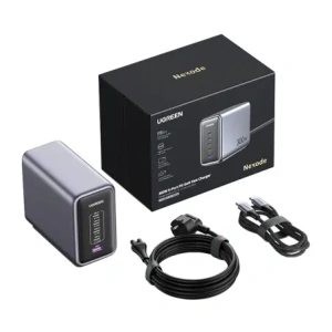 Hurtownia GSM - UGREEN CD333 Nexode napájecí adaptér, USB-A. 4xUSB-C, GaN, 300W + USB-C kabel 240W (černý) - UGR5627 - {ean13} - Hurt