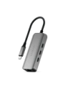 Satechi 4v1 USB-C / 3xUSB-C 3.2 gen2 10Gbps, 2.5 Gigabit Ethernet (vesmírně šedá)