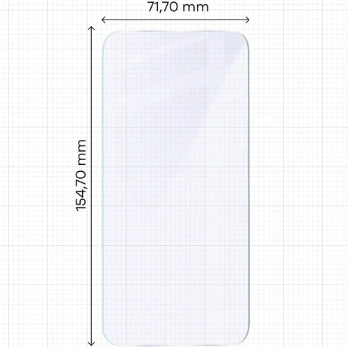 Elastyczne szkło hybrydowe Bizon Glass Mule do Apple iPhone 15 Pro Max
