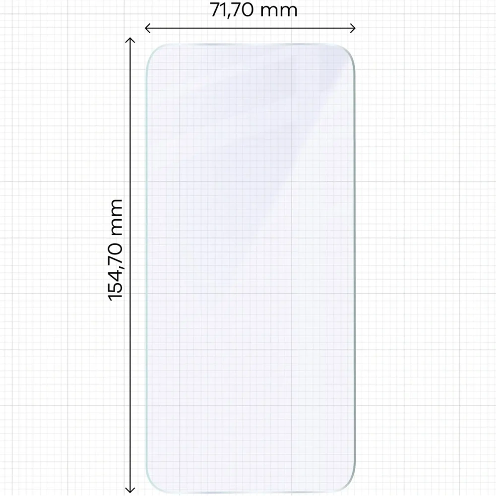 Wholesale Bizon Glass Mule Flexible hybrid glass Apple iPhone 15 Pro Max - BIZ9045 - {ean13} - Hurt