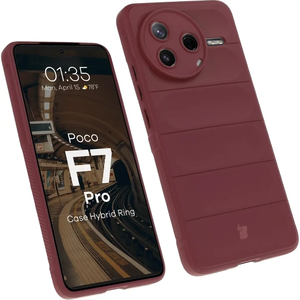 Hurtownia GSM - Bizon Case Tur Xiaomi Poco F7 Pro bordeaux - BIZ9048 - {ean13} - Hurt