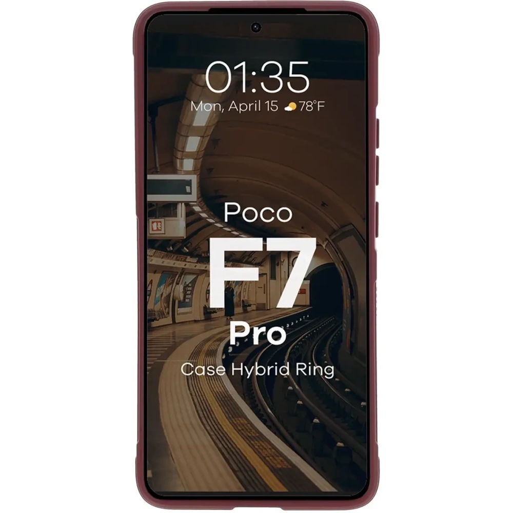Hurtownia GSM - Bizon Case Tur Xiaomi Poco F7 Pro bordeaux - BIZ9048 - {ean13} - Hurt