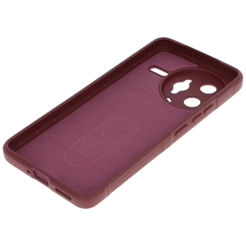 Pancerne etui Bizon Case Tur do Xiaomi Poco F7 Ultra burgundowe