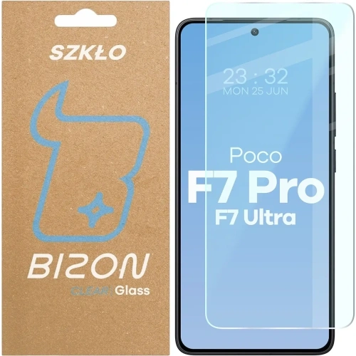 Szkło hartowane Bizon Glass Clear 2 do Xiaomi Poco F7 Pro / F7 Ultra