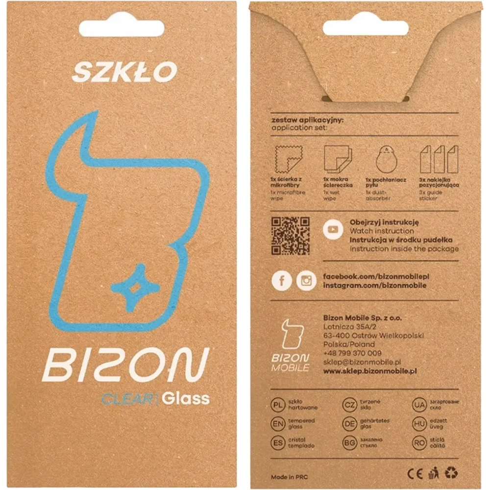 Wholesale Bizon Glass Clear 2 Xiaomi Poco F7 Pro / F7 Ultra - BIZ9051 - {ean13} - Hurt
