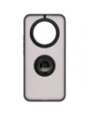 Bizon Case Hybrid Ring Realme 14 Pro Plus 5G rauchig mit schwarzem Rahmen