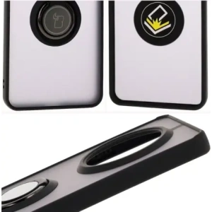 Hurtownia GSM - Bizon Case Hybrid Gyűrű Realme 14 Pro Plus 5G füstös fekete kerettel - BIZ9052 - {ean13} - Hurt