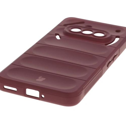 Pancerne etui Bizon Case Tur do Nothing Phone (3a) burgundowe