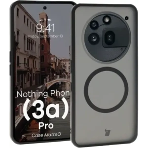 Hurtownia GSM - Bizon Case MatteO Magnetic Nothing Phone (3a) Pro negru fumuriu - BIZ9054 - {ean13} - Hurt