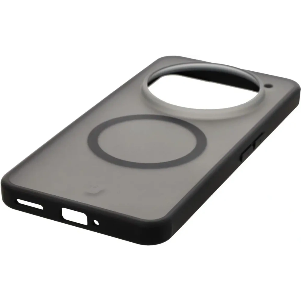 Hurtownia GSM - Etui z pierścieniem magnetycznym Bizon Case MatteO do Nothing Phone (3a) Pro przydymione-czarne - BIZ9054 - {ean13} - Hurt