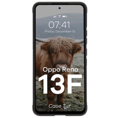 Pancerne etui Bizon Case Tur do Oppo Reno13 F czarne
