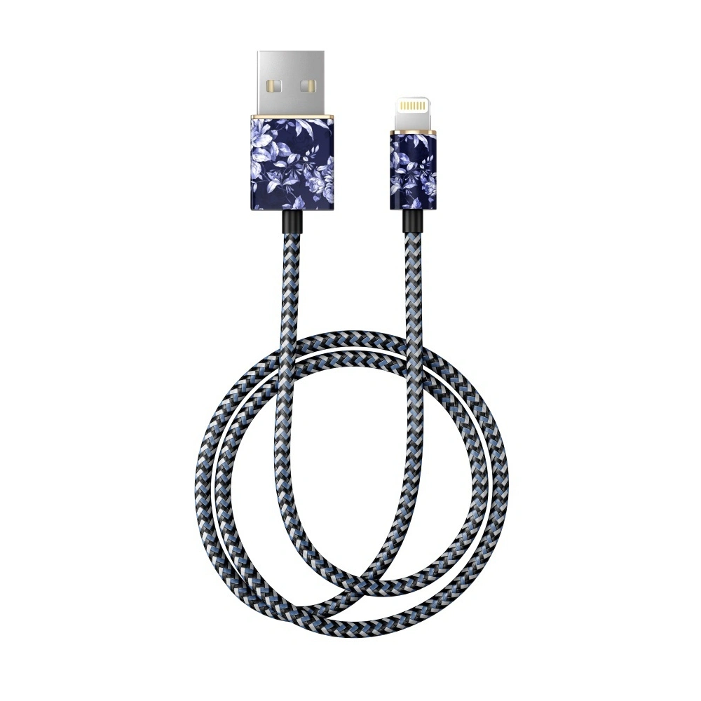 Hurtownia GSM - Kabel iDeal Of Sweden Lightning 1m (Sailor Blue Bloom) - IDS022BLUBLO - {ean13} - Hurt