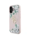 Wholesale Guess Grained Roses Big 4G logo Apple iPhone 16 pink - GUE4539 - {ean13} - Hurt