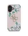 Wholesale Guess Grained Roses Big 4G logo Apple iPhone 16 pink - GUE4539 - {ean13} - Hurt