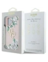 Wholesale Guess Grained Roses Big 4G logo Apple iPhone 16 pink - GUE4539 - {ean13} - Hurt
