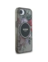 Hurtownia GSM - Guess IML Flori MagSafe Apple iPhone 16e negru - GUE4540 - {ean13} - Hurt